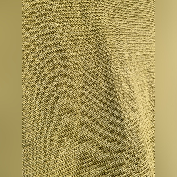 Eileen Fisher Knit Tunic Organic Cotton/Linen Dress Olive Green Women Small NWOT - Picture 10 of 11